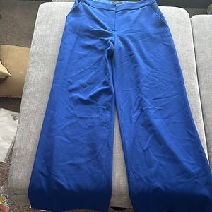 Tahari ASL Cobalt Wide-Leg Pants